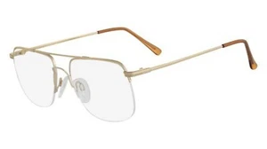 NEW Flexon Autoflex 17 GEP Gold Eyeglasses 55/17/140 with Flexon Case - Picture 1 of 2
