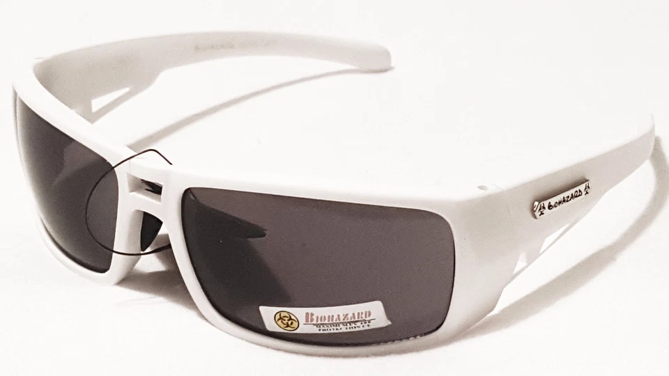 Gafas de sol unisex BioHazard Optics para hombre monturas de plástico multicolores lentes espejadas Foto 1 de 1