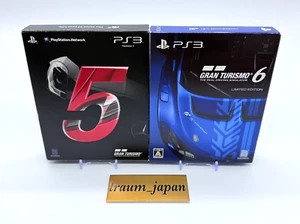 Gran Turismo 5 6 First Limited edition set Anniversary Sony PlayStation 3 PS3 - Picture 1 of 10