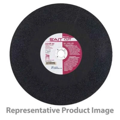 Rodas de corte de serra estacionária United Abrasives SAIT 24080 18X3/16X1 A24R pacote com 5 - Imagem 1 de 2