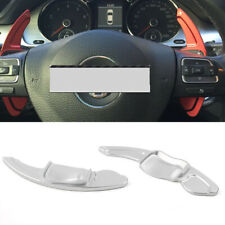 Silver Steering Wheel DSG Paddle Extension Shift for VW Golf Jetta GTI R MK5 MK6