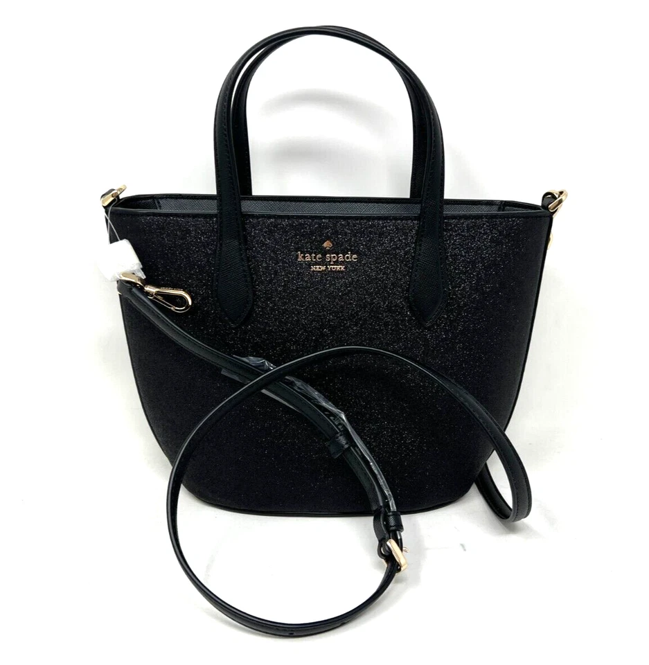 Kate Spade Glimmer Satchel New York. Crossbody Bag In Black