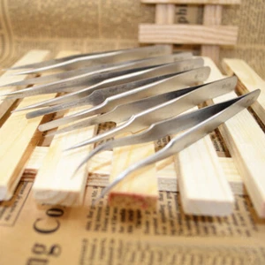 new Precision Stainless Steel Watchmaker Tweezer Anti StaticPick-up Repair Tool - Picture 1 of 11
