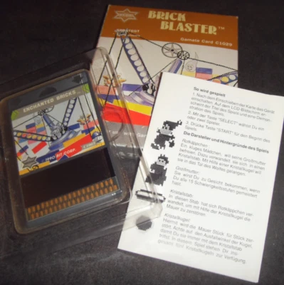 Neuf boite: BRICK BLASTER Ancien jeu vidéo Yeno Gamate Game System Card - Bild 1 von 4
