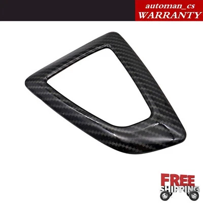 Carbon Fiber Gear Shift Knob Panel Surround Cover FIT For BMW 1 2 3 4 Series F20 - Image 1 of 4