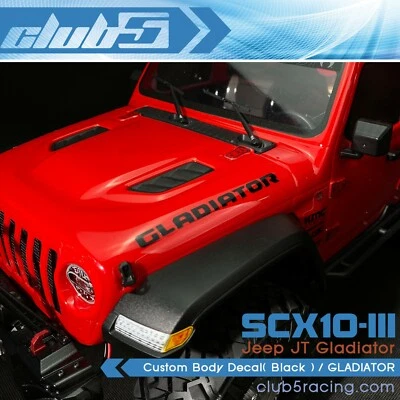 Custom Body Decal for SCX10 III Jeep JT Gladiator ( B ) / GLADIATOR - Image 1 of 4