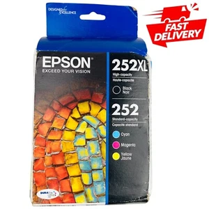 OEM Epson 252XL Tintenpatronen T252XL-BCS-CP EXP2024 - Schwarz/Gelb/Magenta/Cyan - Bild 1 von 4