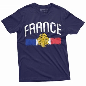 Frankreich Flagge T-Shirt France National Tee French Gift Tee France National Shirt - Bild 1 von 9