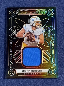 2022 Justin Herbert /125 Obsidian Atomic Worn Materials Electric Etch AM-JHE - Bild 1 von 11