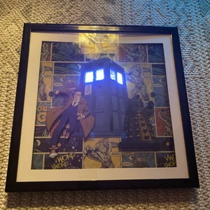 BBC Doctor Who David Tennant Lighted Flash Tardis Rabbit Tanaka 2009 Works Rare - Picture 1 of 12