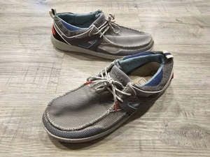 Hey Dude Wally Storm Schuhe Herren 13 dunkelgrau Slipper Schnürschuhe Mokassins - Bild 1 von 14