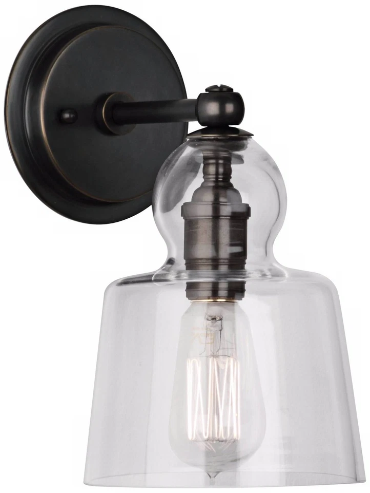 Aplique de pared Robert Abbey Albert de 10 3/4" de alto bronce Foto 1 de 1