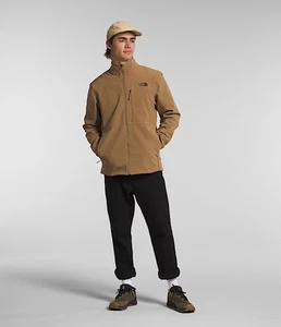 The North Face Apex Bionic 3 Softshell Windwall Jacket Utility Brown SZ 2XL - Picture 1 of 6