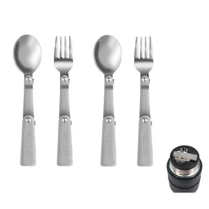 Replacement Spoon and Dinner Forks Compatible with Thermos Stainless King Vac... - Foto 1 di 5