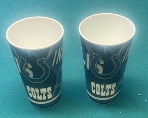 Indianapolis Colts NFL 3D 12oz Capitol Cups (Set of 2). Color Blue. Brand New! - Picture 1 of 4