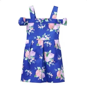 Janie and Jack Floral Off-The-Shoulder Dress size 6 MSRP $69 - Picture 1 of 3