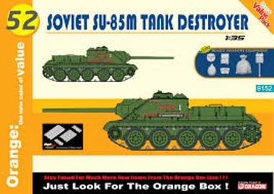 1:35 Dragon Soviet Su-85M Tank Destroyer Kit D9152 Modellino - Immagine 1 di 2
