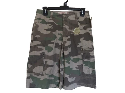 Pantalones cortos cargo camuflados Canyon River Blues para niño. 29H. 100% algodón. Husky. Ajustable Foto 1 de 4