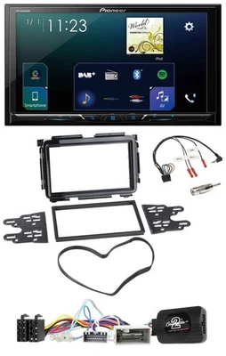 Pioneer Lenkrad Bluetooth USB 2DIN DAB Autoradio für Honda HR-V RU ab 2015 schwa - Bild 1 von 4