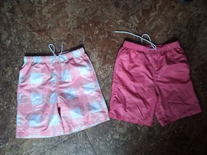 youth medium 2 piece pink swim trunks or shorts - Picture 1 of 2