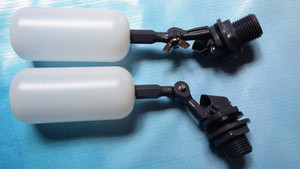 4 pack Water Float Valve with Adjustable Arm Plastic Water Filter Float 1/2 Inch