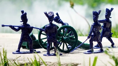 Armies in Plastic Napoleonic Wars French Old Guard Artillery Howitzer Mortar - Image 1 of 4