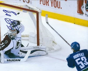 Signed 8x10 BO HORVAT Vancouver Canucks Photo - COA - Picture 1 of 1