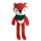 Happy Pet Holly & Robin Soft Stuffed Bandana Buddy Fox Squeaky Dog Toy