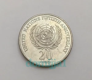 1995 Australia 20 Cents Coin, KM #295 Uncirculated / UN, 50th Anniversary - Picture 1 of 2