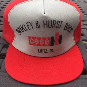 DE COLECCIÓN 70’S/80’S BINKLEY & HURST BROS ESTUCHE DISTRIBUIDOR GORRA SNAPBACK CAMIONERO - Imagen 1 de 7