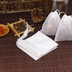 300x Bolsas de té sueltas con cordón de tela 1 cucharadita de capacidad (envío gratuito de 2 días) - Imagen 1 de 3