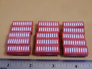 Grayhill PCB Mount DIP Switches 10 Pole 76SB10 Qty 15 NOS - Picture 1 of 4