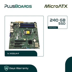 Nueva placa madre de servidor Supermicro X10SLH-F LGA 1150 i3v4 M-ATX con SSD de arranque de 240 GB - Imagen 1 de 7