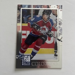 1997-98 Donruss Elite Die-Cut Peter Forsberg #1 HOF avalanche