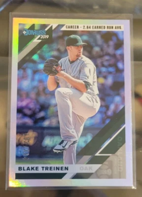 2019 Panini Donruss Career Stat Line /264 Blake Treinen #77 - Image 1 of 2