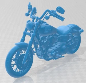 Resin 3D Printed 1/12-1/64 Scale Harley Davidson Sportster Dyna Street Bob 2015 - Bild 1 von 1