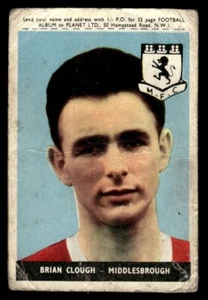 1958-59 A&BC Footballers Soccer Planet Ltd. Front #5 Brian Clough PR - Bild 1 von 2