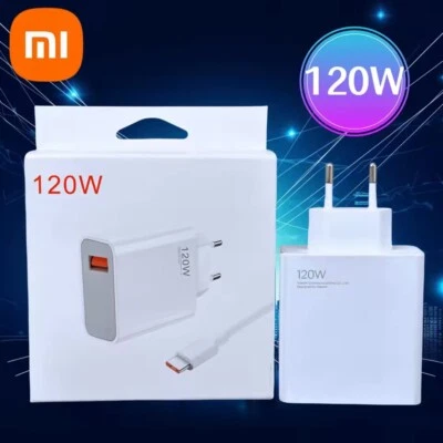 Caricabatterie originale Xiaomi 120W Turbo Fast Charge Adattatore per Redmi Note - Immagine 1 di 4