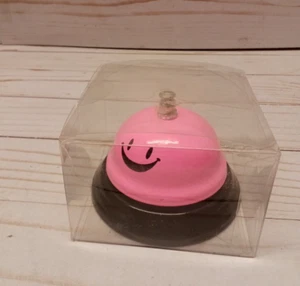 Little Pink Smiling Call Bell Great for your counter if you are away New - Picture 1 of 5