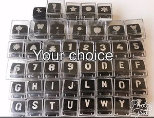 Marvy Uchida Mini Cassette Craft Punches - Alphabet/ Numbers/Designs - NEW - Picture 1 of 45