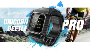SUPCASE pour Fitbit Versa 2, étui pour montre intelligente bracelet de remplacement bracelets housse de montre - Photo 1 sur 8