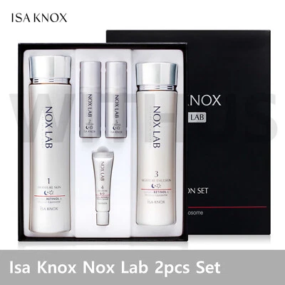 Isa Knox Nox Lab 2pcs Set Skin Emulsion Gift Retinol Moisturizer- FedexTracking_ - Image 1 of 2