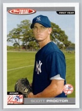 2004 TOPPS TOTAL #867 SCOTT PROCTOR  NEW YORK YANKEES RC