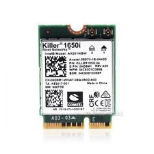 Killer AX1650i WLAN Wifi 6 + Bluetooth 5.0 Mini PCI Tarjeta de red Módulo Intel