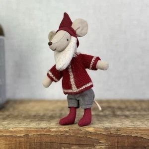 Maileg Papá Noel Ratón - Navidad Maileg Hermano Ratón Coleccionable - Imagen 1 de 9