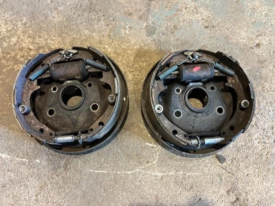 1968 1969 Dodge Charger Coronet B-Body front 10 inch brake drum baking plates - Image 1 of 4