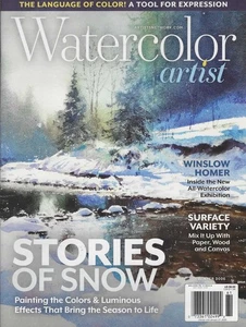 Watercolor Artist Magazine Winter 2025  Stories of Snow - Picture 1 of 1