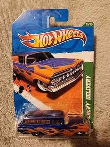 2011 Hot Wheels Regular Treasure Hunt Custom 59 Chevy Delivery 15/15 NEW - Picture 1 of 2
