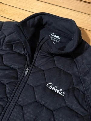 Cabelas ECWCS Stand Hunter Merino Wool Primaloft Base Top Men’s Black Large Zip - Image 1 of 4