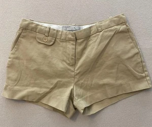 Pantaloncini chino Old Navy donna taglia 2 marroni elasticizzati piatti davanti tasche medie - Foto 1 di 9